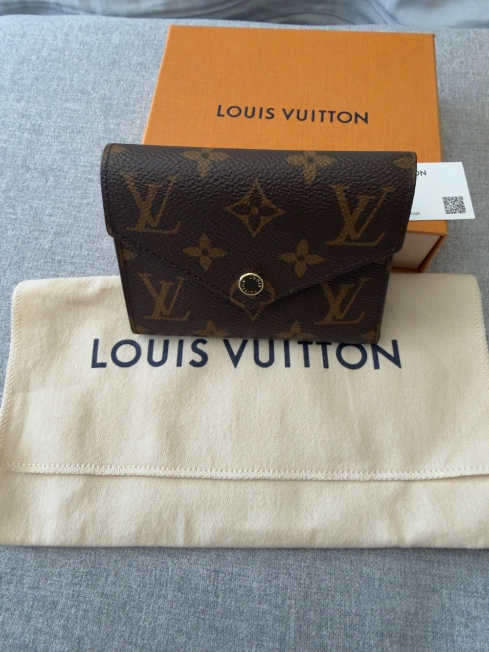 Louis Vuitton Monogram Canvas Brown Trifold Wallet